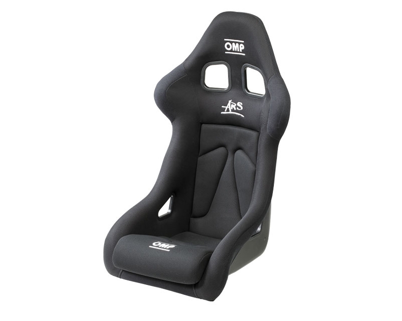 OMP ARS Fiberglass Seat, Black