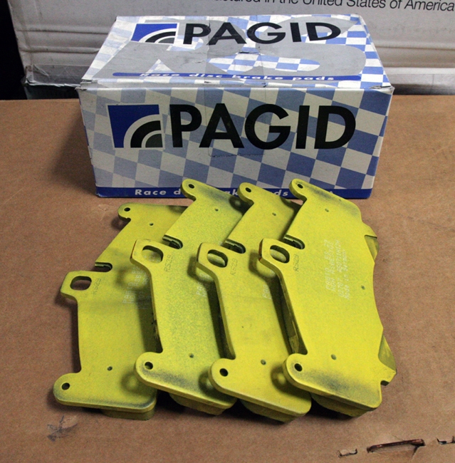 Pagid RS 19 Yellow Front Brake Pads Porsche 997 Turbo 07-12