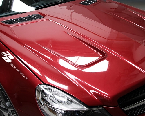 Prior Design Black Edition Vented Hood Mercedes SL R230 02-12