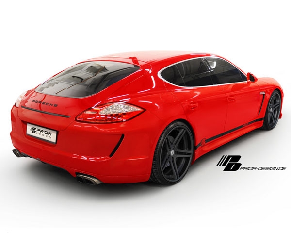 Prior Design PD3 Rear Bumper Cover & Diffuser Porsche Panamera non-Turbo 10-13