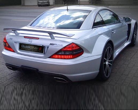 Quicksilver Sport Stainless Steel Rear Section Mercedes-Benz SL65 Black Series R230 06-11