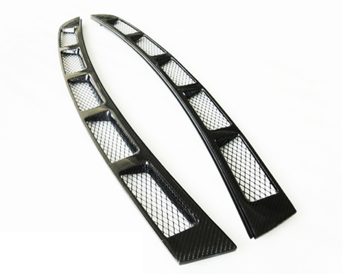 R-Tuned Carbon Fiber RT Rear Window Louvers Ferrari F430 Coupe 05-09