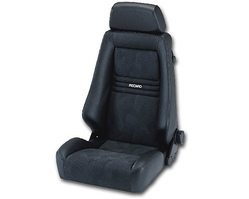 Recaro Specialist M Black Vinyl/Black Vinyl Silver Logo