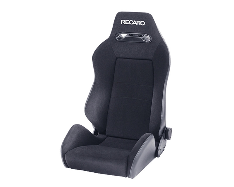 Recaro Speed Seat Black Vinyl Saturn/Black AM Vinyl Silver Logo