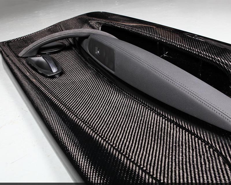 RevoZport Carbon Interior Door Panels Front Pair BMW 1 Series E82 08-14