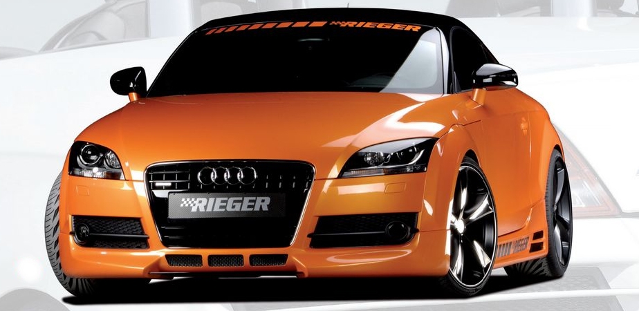 Rieger Front Lip Spoiler w/ 3 Intakes Audi TT 8J 07-12