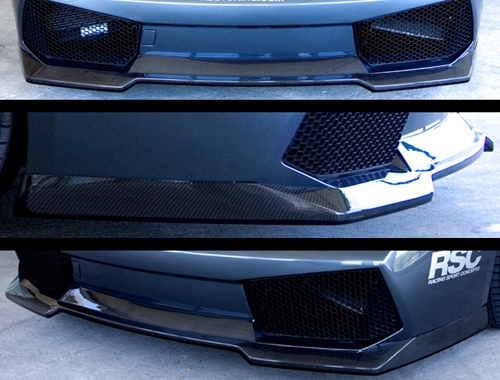 RSC Tuning CS 600 Carbon Fiber Front Air Dam Spoiler Lamborghini Gallardo 03-08