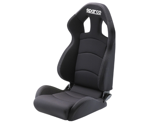 Sparco Black Chrono Road Street Tuner Medium Seat