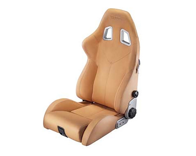 Sparco Tan Leather Milano Prestige Street Tuner Seat