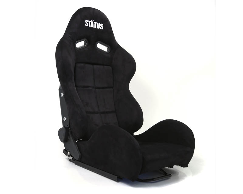 Status Racing SPA Reclineable Seat Carbon Fiber Black Suede Racing Seat