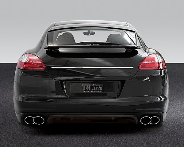 TechArt Rear Diffuser Center Piece Glossy Carbon Fiber Porsche Panamera All Models 10-13