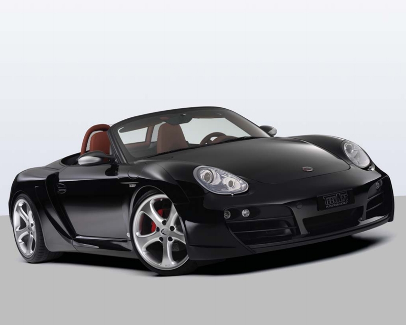 TechArt Wide Body Kit with Black Running Lights Porsche Boxster with OE DRL 05-12