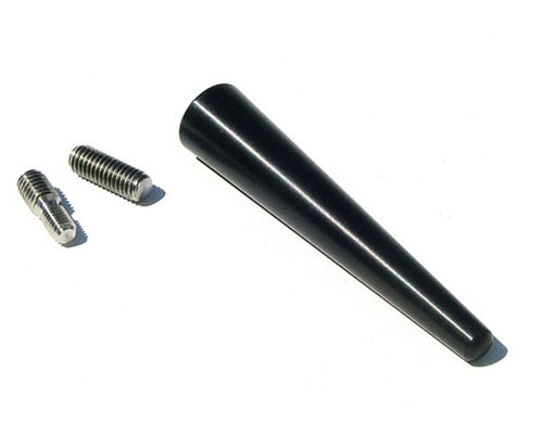 Torque Solution Black Billet Shorty Antenna Audi | Volkswagen