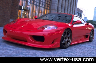 Vertex Vertice CFRP 3 Piece Aero Body Kit Ferrari 360 Modena 99-05