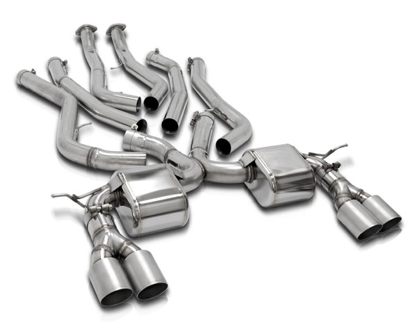 Vorsteiner Stainless Steel Sport Catback Exhaust w/Quad Tips BMW X5 M E70 10-13