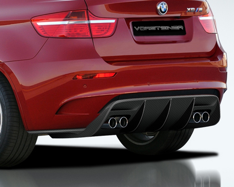 Vorsteiner V-RS Aero Carbon Fiber Rear Diffuser BMW X6 M 09-12