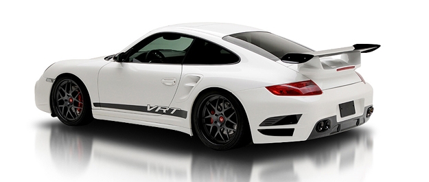 Vorsteiner V-RT Carbon Vented Rear Bumper w/Carbon Diffuser Porsche 997.1 TT 07-09