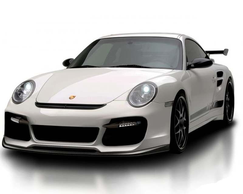 Vorsteiner V-RT DVWP Front Bumper w/Carbon Ducts & Spoiler Porsche 997 TT 07-12