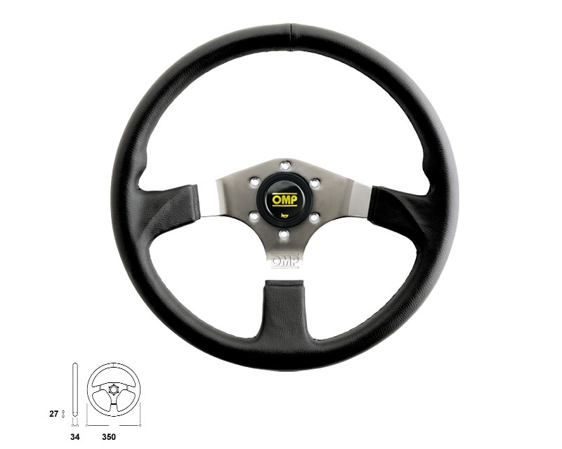 OMP Asso Flat Steering Wheel
